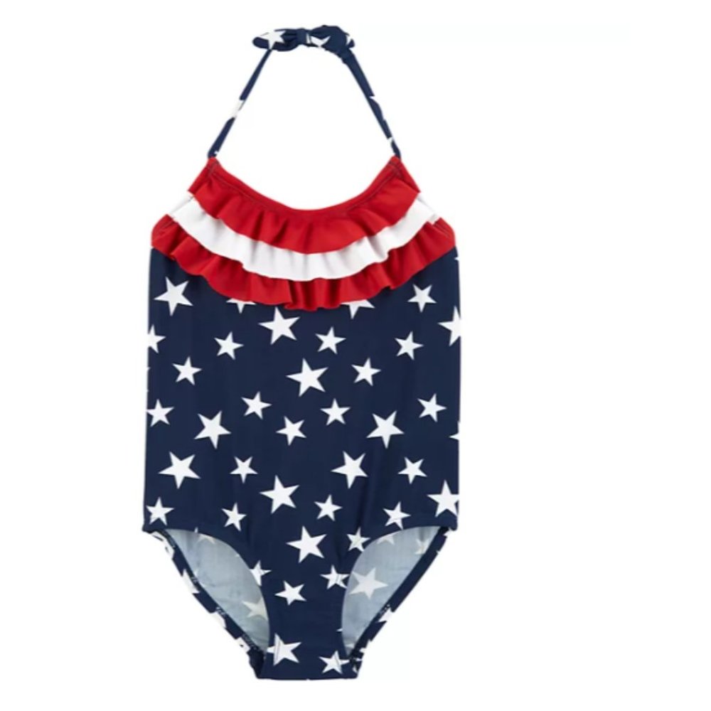 Baby OshKosh B'gosh® Patriotic One-Piece Swimsuit, Infant Girl's, Size: 24 Month